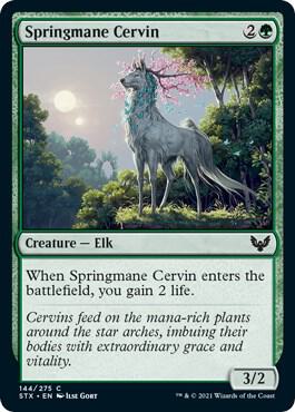 Springmane Cervin [Strixhaven: School of Mages] 144