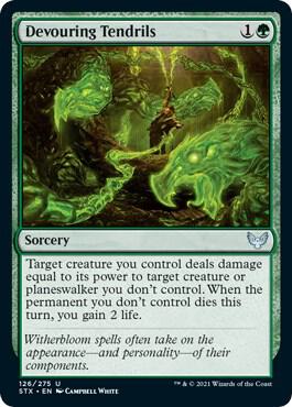 Devouring Tendrils [Strixhaven: School of Mages] 126
