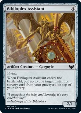 Biblioplex Assistant [Strixhaven: School of Mages] 251