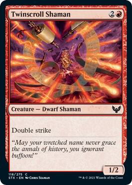 Twinscroll Shaman [Strixhaven: School of Mages] 118