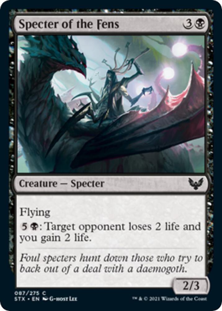 Specter of the Fens [Strixhaven: School of Mages] 87