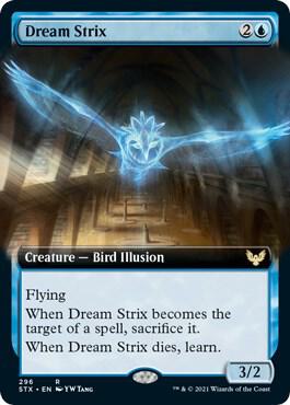 Dream Strix (Extended Art) [Strixhaven: School of Mages] 296