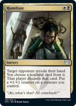 Humiliate [Strixhaven: School of Mages] 193