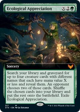 Ecological Appreciation (Extended Art) [Strixhaven: School of Mages] 317