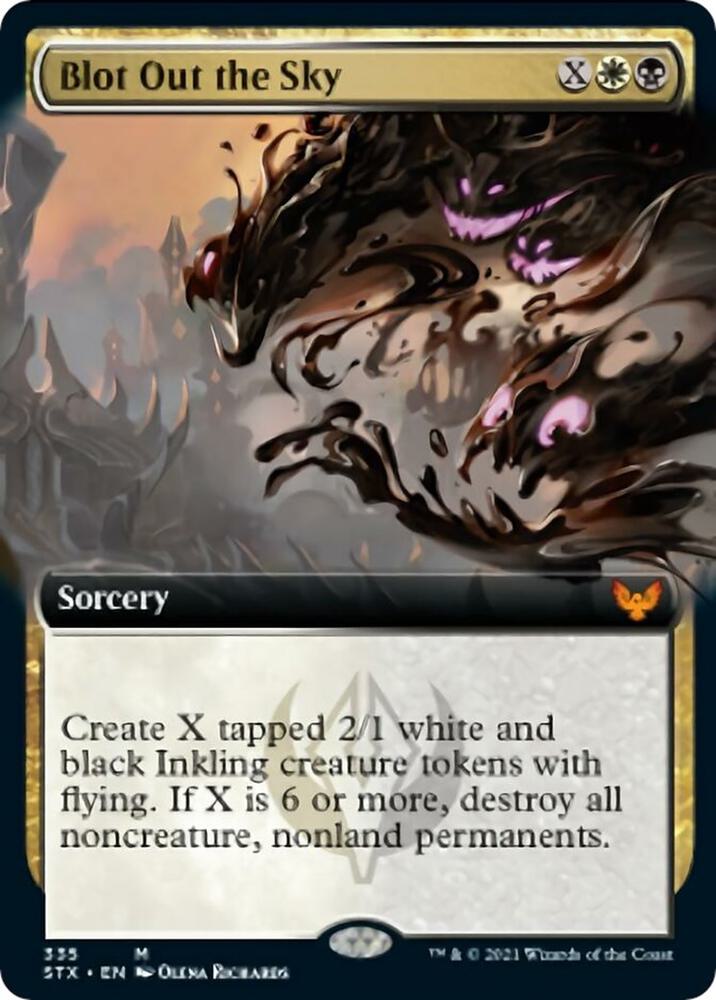 Blot Out the Sky (Extended Art) [Strixhaven: School of Mages] 335