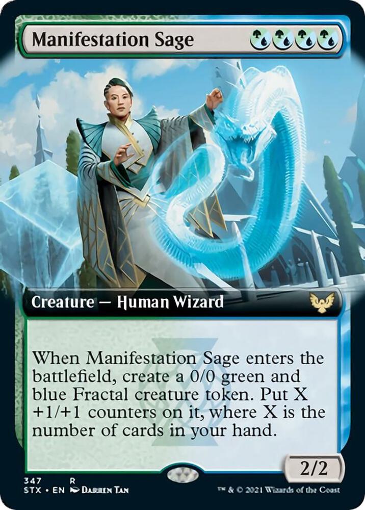 Manifestation Sage (Extended Art) [Strixhaven: School of Mages] 347