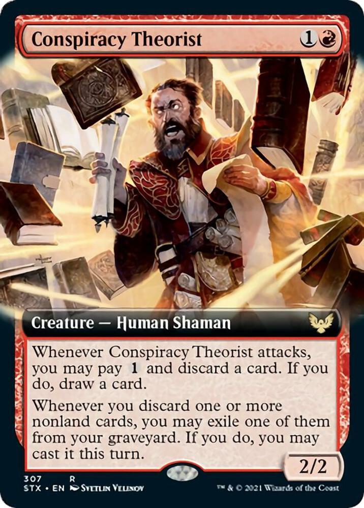 Conspiracy Theorist (Extended Art) [Strixhaven: School of Mages] 307