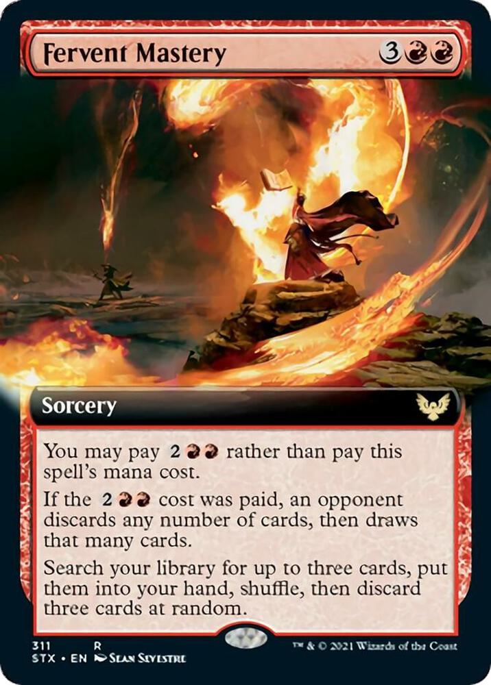 Fervent Mastery (Extended Art) [Strixhaven: School of Mages] 311