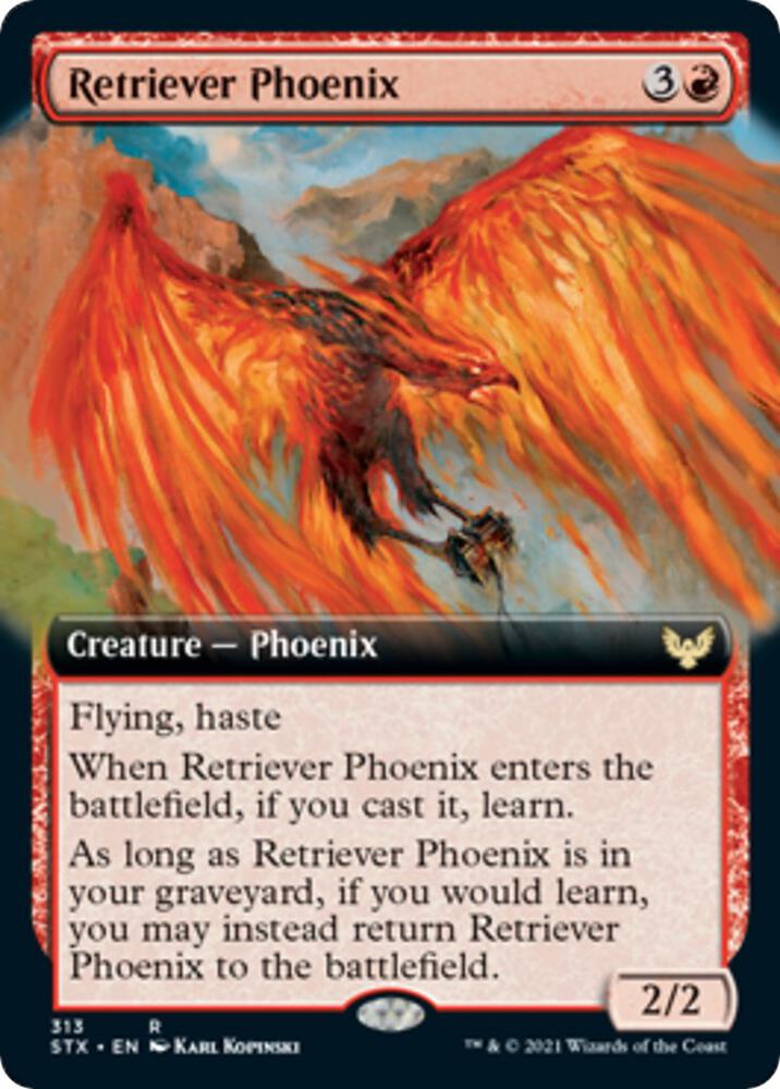 Retriever Phoenix (Extended Art) [Strixhaven: School of Mages] 313