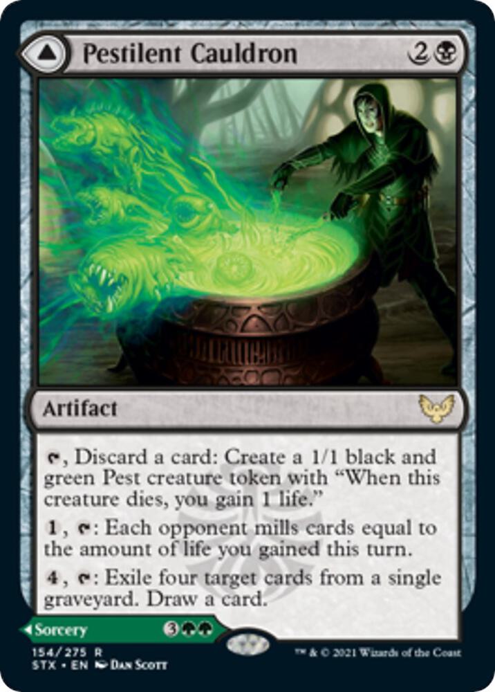 Pestilent Cauldron [Strixhaven: School of Mages] 154