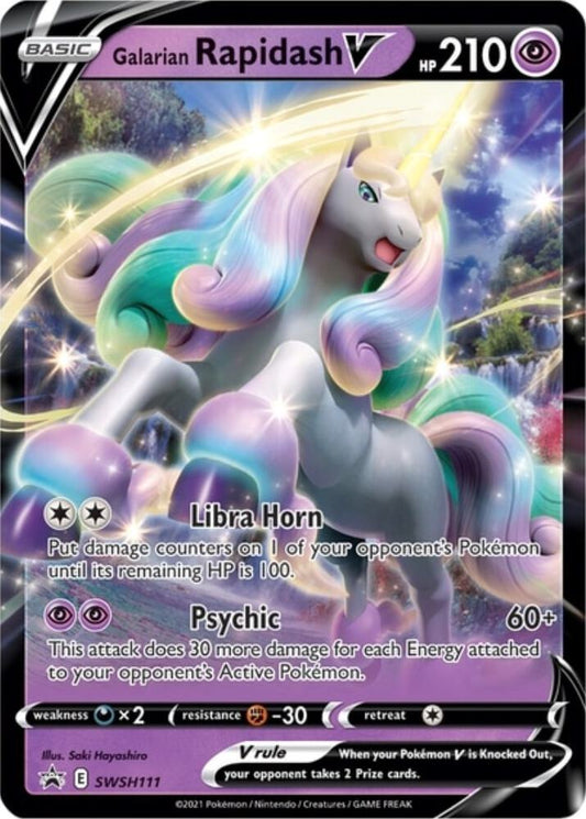 Galarian Rapidash V - SWSH111 [SWSH: Sword & Shield Promo Cards] SWSH111