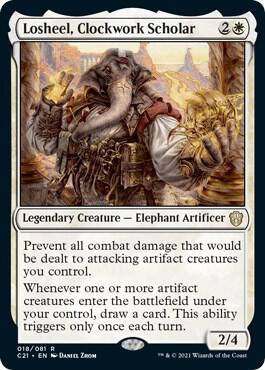 Losheel, Clockwork Scholar [Commander 2021] 18