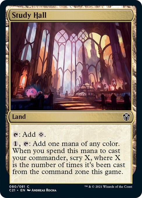 Study Hall [Commander 2021] 80