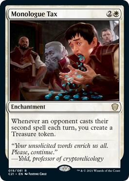 Monologue Tax [Commander 2021] 19