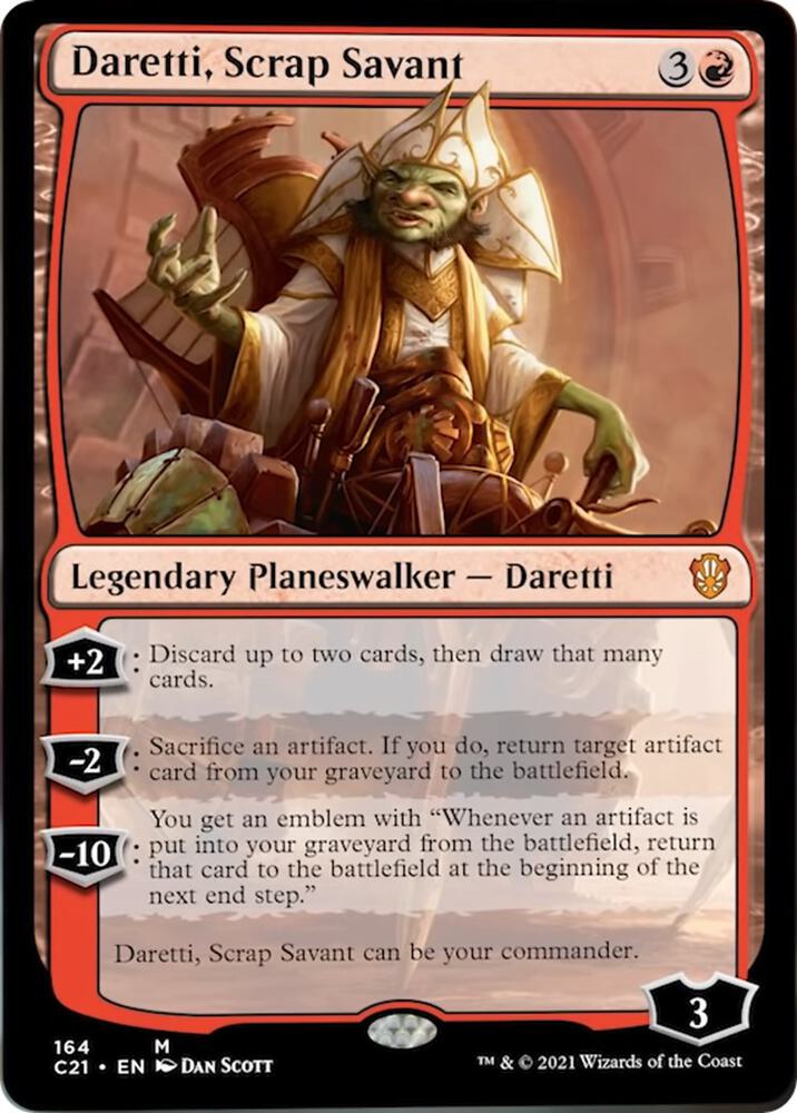 Daretti, Scrap Savant [Commander 2021] 164