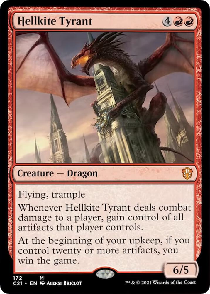 Hellkite Tyrant [Commander 2021] 172