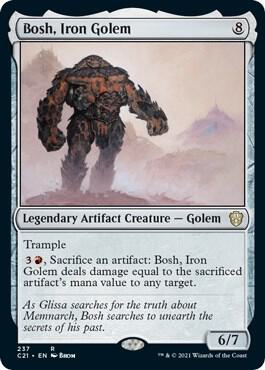 Bosh, Iron Golem [Commander 2021] 237