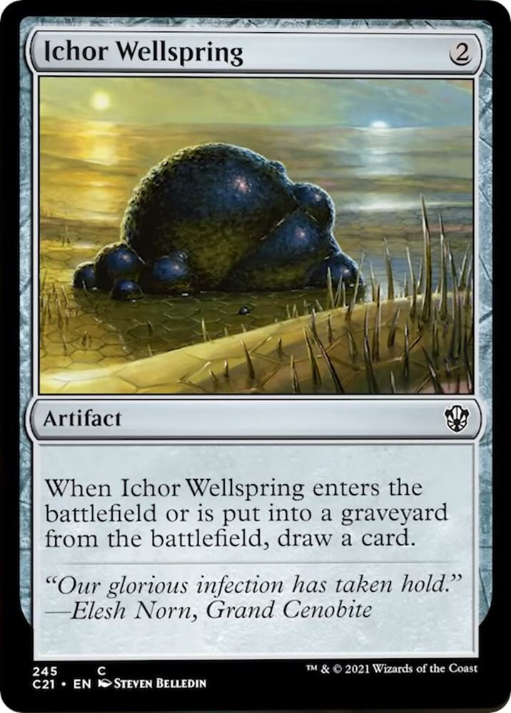 Ichor Wellspring [Commander 2021] 245