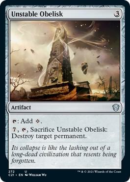 Unstable Obelisk [Commander 2021] 272