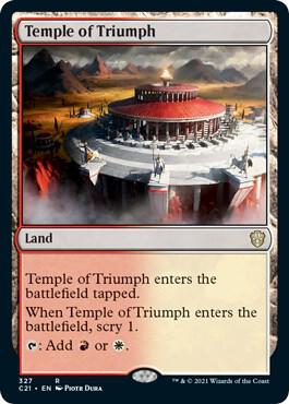 Temple of Triumph [Commander 2021] 327