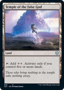 Temple of the False God [Commander 2021] 326