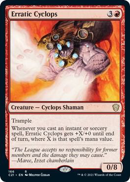 Erratic Cyclops [Commander 2021] 166
