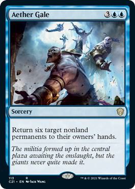 Aether Gale [Commander 2021] 113