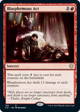 Blasphemous Act [Commander 2021] 159