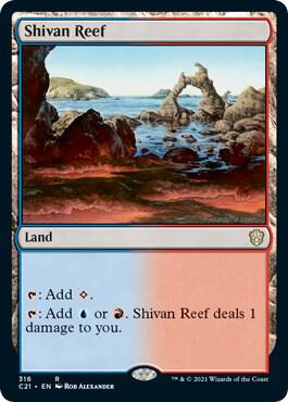 Shivan Reef [Commander 2021] 316
