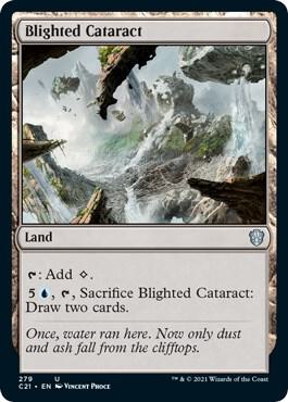 Blighted Cataract [Commander 2021] 279