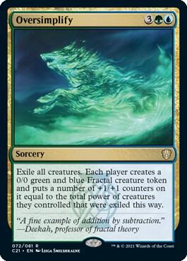 Oversimplify [Commander 2021] 72