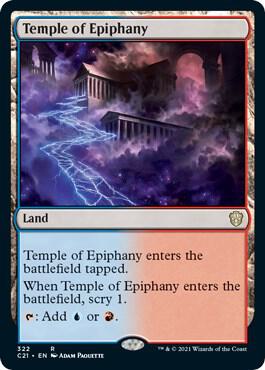 Temple of Epiphany [Commander 2021] 322