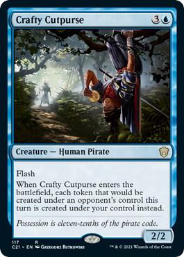 Crafty Cutpurse [Commander 2021] 117