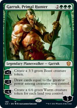 Garruk, Primal Hunter [Commander 2021] 190