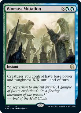 Biomass Mutation [Commander 2021] 209