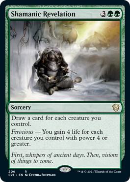 Shamanic Revelation [Commander 2021] 206