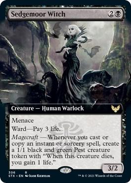 Sedgemoor Witch (Extended Art) [Strixhaven: School of Mages] 306