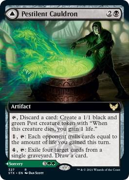 Pestilent Cauldron (Extended Art) [Strixhaven: School of Mages] 327