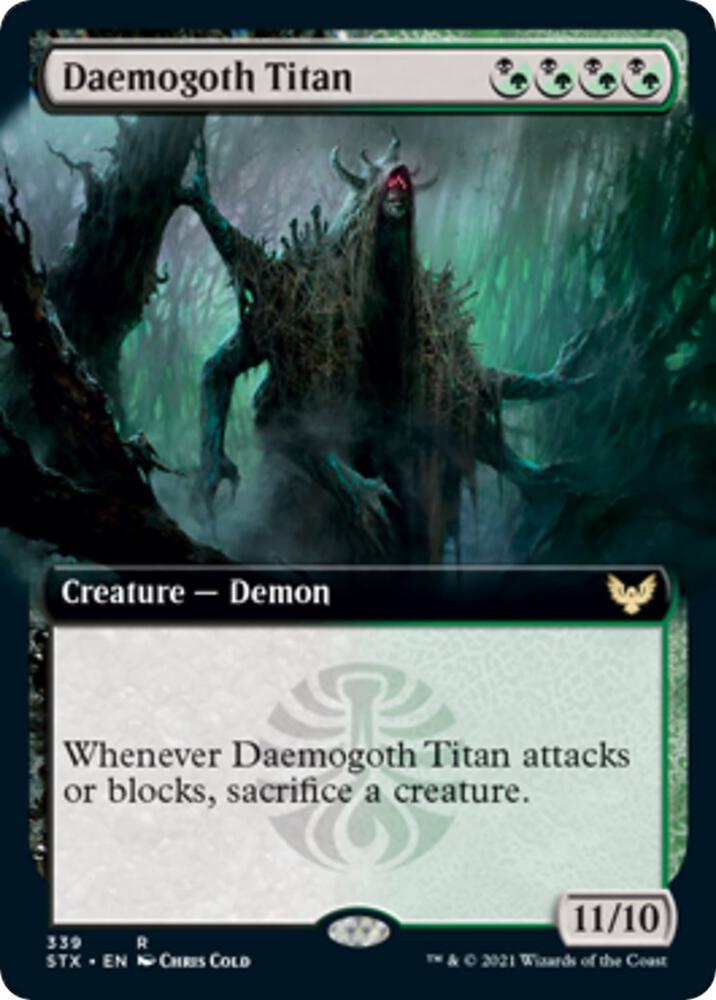Daemogoth Titan (Extended Art) [Strixhaven: School of Mages] 339