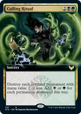 Culling Ritual (Extended Art) [Strixhaven: School of Mages] 337
