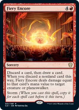 Fiery Encore [Commander 2021] 51