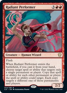 Radiant Performer [Commander 2021] 54