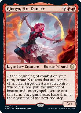 Rionya, Fire Dancer [Commander 2021] 55