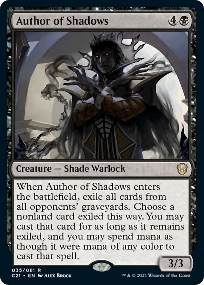 Author of Shadows [Commander 2021] 35
