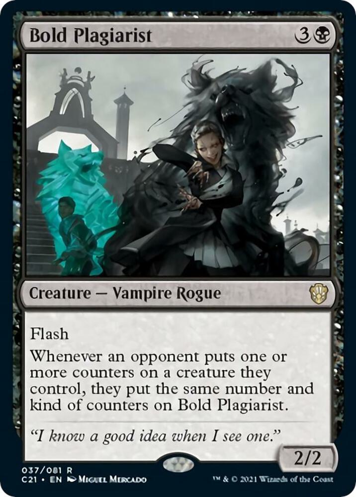 Bold Plagiarist [Commander 2021] 37