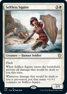 Selfless Squire [Commander 2021] 103