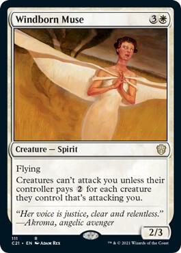 Windborn Muse [Commander 2021] 111