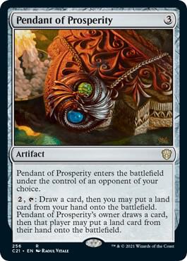 Pendant of Prosperity [Commander 2021] 256