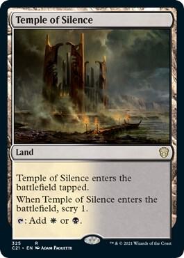 Temple of Silence [Commander 2021] 325