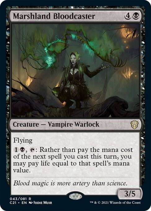 Marshland Bloodcaster [Commander 2021] 43